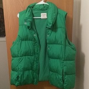 Green Old Navy Puffy Vest